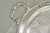 Vintage Sheffield Victorian Style Silver Plated Round Twin Handle Platter Tray. Circa Mid 20th Century. Measurements: 1" H...