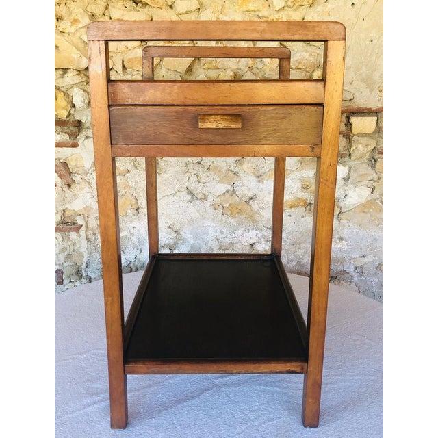 Mid-century, vintage, scandinavian-style, two-tiered bar cart / dessert cart/ console / tea table from the 1950's....