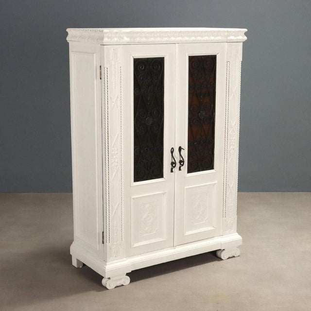 Neo-Renaissance Style Poplar Cabinet For Sale - Image 11 of 11