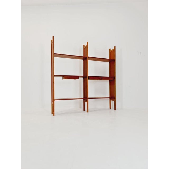 Vintage Danish Freestanding Bookshelf System in Teak by Bengt Ruda, 1960s For Sale - Image 5 of 11