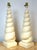 Late 20th Century 1980s Hollywood Regency Spiral Seashell Form Plaster Table Lamps - a Pair For Sale - Image 5 of 15