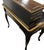 Black Early 20th Century Chinoiserie-Style Black Lacquer Harpsichord Desk and Matching Cane Back Chair. For Sale - Image 8 of 9