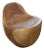 Sculptural Lounge Chair Carved From Solid Mango Wood For Sale