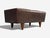 Illum Wikkelsø, Settee, Brown Leather, Rosewood, Denmark, 1960s For Sale - Image 12 of 12