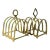 English Brass Toast / Mail Racks, Pair For Sale