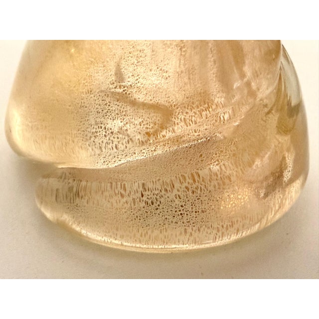 Vintage Thick Murano Glass Ashtray by Archimede Seguso, 1950s For Sale - Image 10 of 12