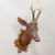 Rustic European Large Naturalistic Black Forest Carved Deer Trophy, Ca. 1920s For Sale - Image 3 of 8