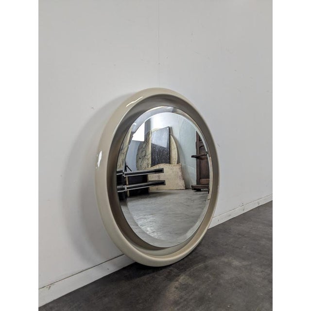 Italian Backlit Ceramic Mirror, in Very Good conditions.