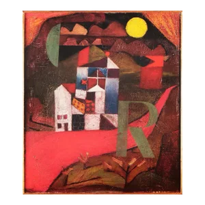 1989 After Paul Klee "Villa R", Full-Color Print From France