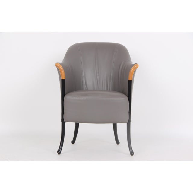 Italian Progetti Armchairs by Umberto Asnago for Progetto Arcadia, 1980s, Set of 6 For Sale - Image 10 of 18