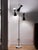 Floor Lamp with White Marble Base For Sale - Image 11 of 11