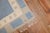 Baby Blue Vintage Zabihi Collection Abstract Swedish Kilim Signed by MA - 6'6" x 10'3" For Sale - Image 8 of 10