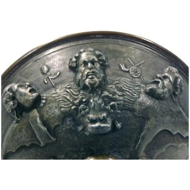 Antique Italian Brass and Bronze Goblet For Sale - Image 4 of 4