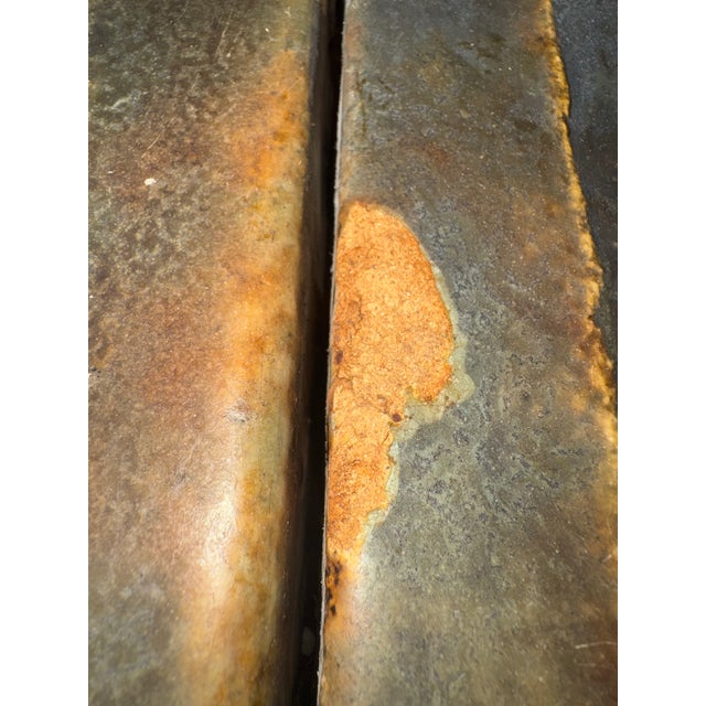 Olive Vintage Calco Mayan Glyph Revival Fireplace Surround For Sale - Image 8 of 12