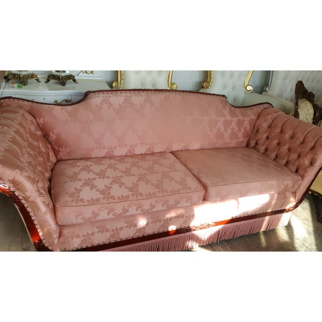 Antique Victorian Pink Loveseat Sofa Chairish
