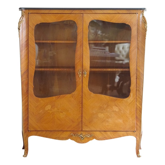 Vintage Display Case in Walnut For Sale