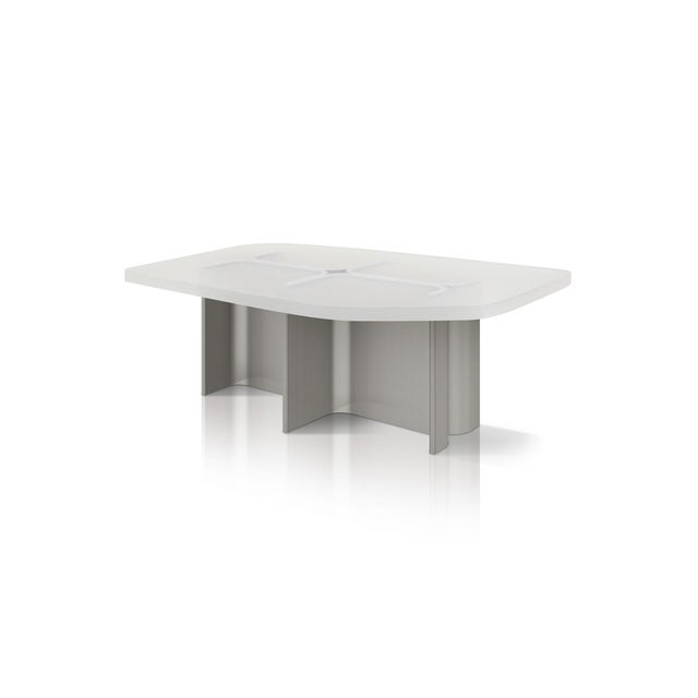 The Fossil Tables are inspired by an unusual combination of archaeology and Mies van der Rohe’s columns in the Barcelona...