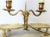 Antique Italian Brass Student Oil Lamp Converted to Electric With Adjustable Height Shades For Sale In West Palm - Image 6 of 13