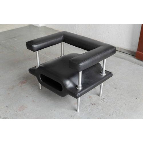 ‘magazine’ easy chair, designed in 1994 by michael young and produced by e & y co. In the united kingdom. The magazine...