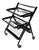 Mid-Century Modern Italian Serving Bar Cart by Cesare Lacca, 1950s For Sale