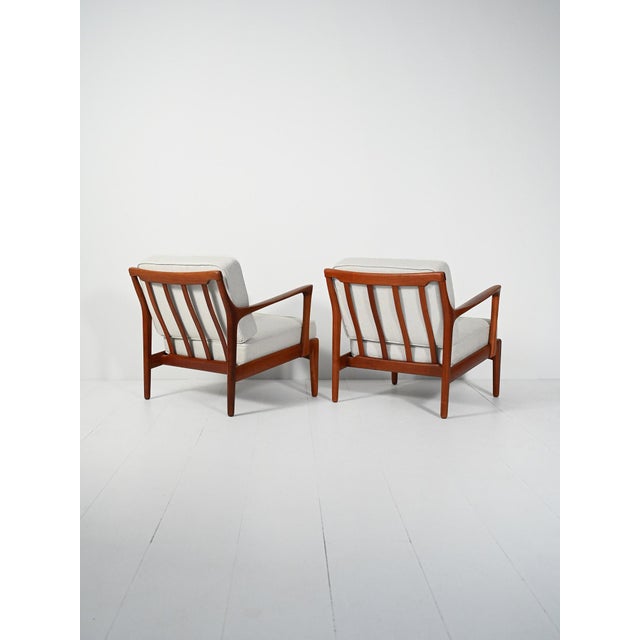 1950s Kuba Armchairs by Bertil Fridhagen for Bröderna Andersson, 1950s, Set of 2 For Sale - Image 5 of 14