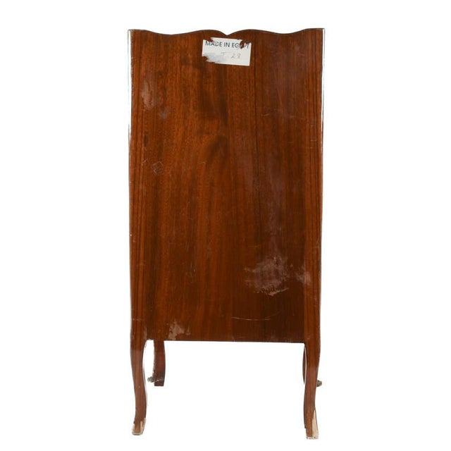 Mid-Century French Style Inlaid Faux Book Side Table For Sale - Image 4 of 9