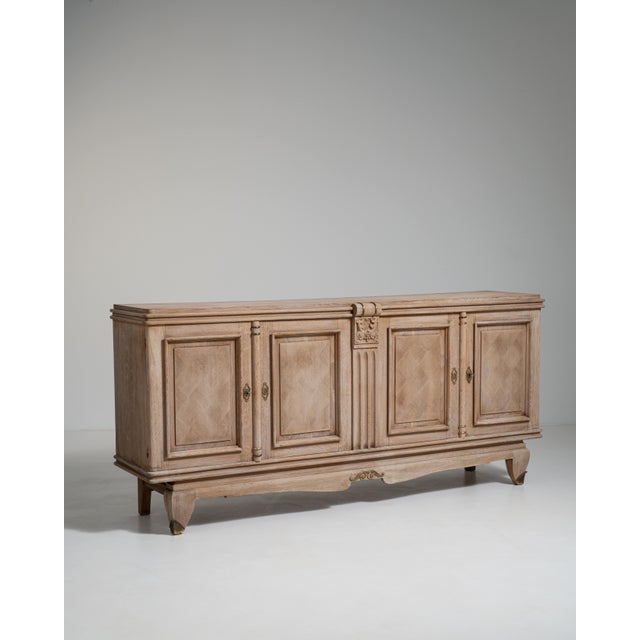 1940s French 1940s Oak Buffet, Antique, France, Circa 1940 For Sale - Image 5 of 14
