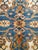 Antique Persian Sultanabad Carpet, Wool Ivory, Blue, Oriental Rug Hand Knotted For Sale - Image 4 of 16