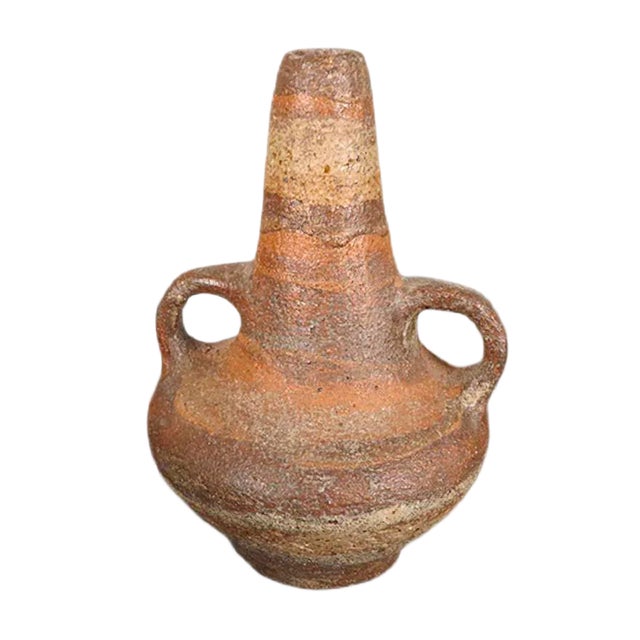 Ceramic Brutalist Vase, 1950s For Sale