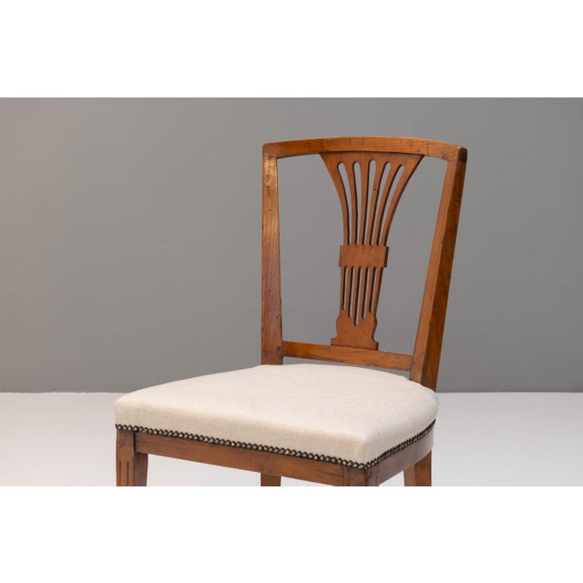 Wood Antique Elm Dining Chairs, 1800, Set of 8 For Sale - Image 7 of 14