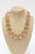 Metal Vintage Anne Klein Lucite and Gold Filled Loop Ball Necklace, 1980's For Sale - Image 7 of 9