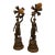 Late 19th-Century French Nouveau Arts Sciences Cast Spelter Figural Lamps - Set of 2 For Sale