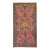 Traditional Coral Background 20th Century Antique Persian Rug For Sale