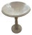 Vintage French Marble Pedestal Side Table For Sale