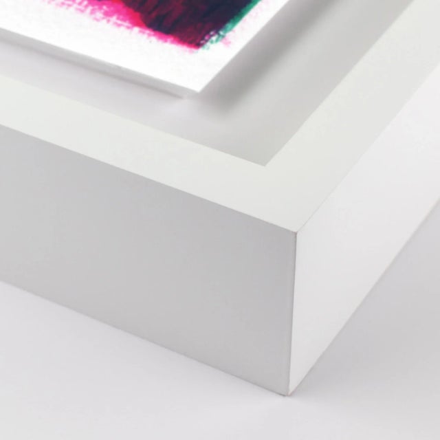 The Park by Gold Rush Art, Art Print in White Frame, Small Overall Size: 15x24 Frame Color: White