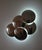Spectacular Italian wall light model 340/5 by Reggiani, produced in the 1970s. This sculptural composition is formed by...