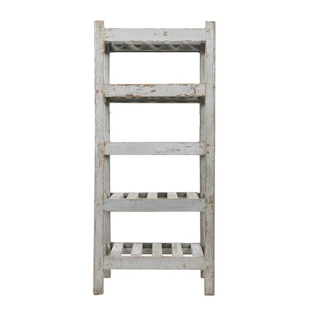 Patinated Wooden Shelf, 1940s For Sale - Image 3 of 5