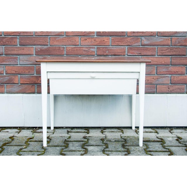 Rustic Scandinavian Walnut Table, 1930s For Sale - Image 3 of 8