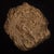 865 by Cor Oda | Oil with real metal pigments and resin Abstract textured rock shape on black background For Sale