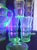 1920s Antique Art Deco Dunbar Green Uranium Glass Pitcher 6 Tumblers Large 8pc Set For Sale - Image 5 of 18
