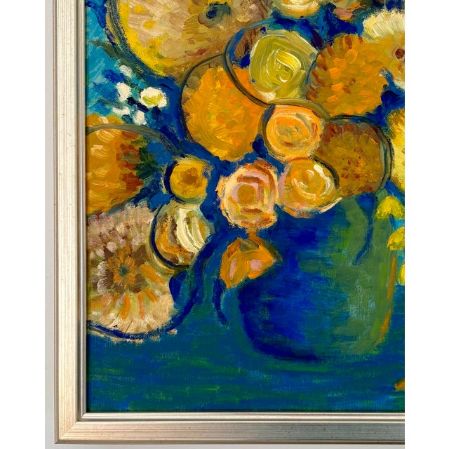 2020s “Blazer Bouquet” Oil on Linen by Nancy M. Vignola - For Sale - Image 5 of 7