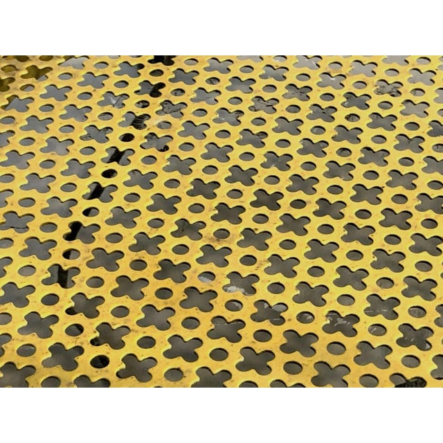 1950s Tripod Metal Perforated Floor Lamp, France, 1950s For Sale - Image 5 of 13