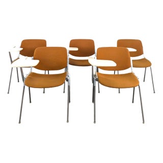 DSC 106 Chairs by Piretti for Castelli, Set of 5 For Sale