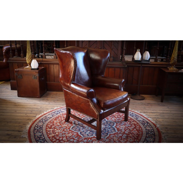 Halo Lincoln Club Armchair in Cigar Leather from Timothy Oulton, 2010s For Sale - Image 13 of 18