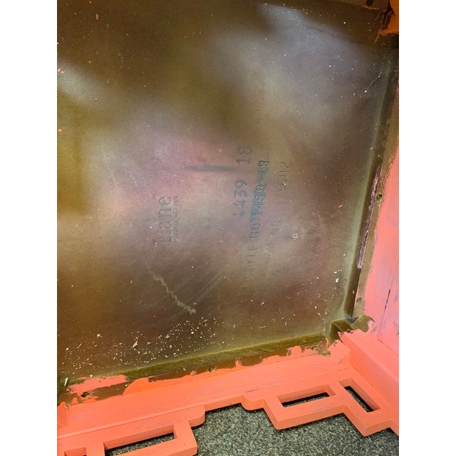 Late 20th Century 20th Century Pair Lane Chinoiserie Side Tables For Sale - Image 5 of 7