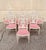 Vintage French Country Gustavian Cerused Pink Rose Dining Chairs - Set of 8 For Sale - Image 12 of 12