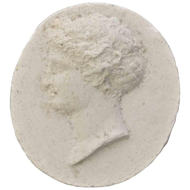 19th Century Neoclassical Cameo Intaglio in Metal, Italy For Sale - Image 5 of 5