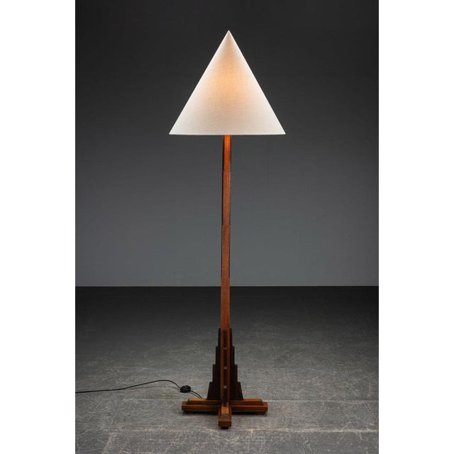 Amsterdam School Standing Lamp, 1930s For Sale - Image 4 of 12