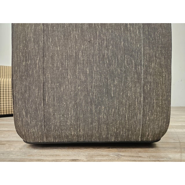 Modular Sofa in Checked Fabric, 1970, Set of 4 For Sale - Image 16 of 18