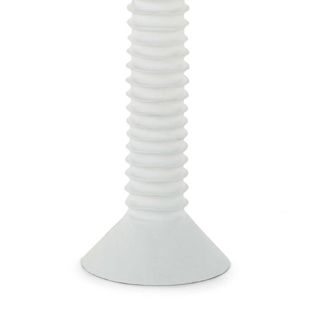 Traditional Regina Andrew Nabu Metal Floor Lamp White For Sale - Image 3 of 5